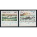 Yugoslavia Steamers Ships Danube Conference 2v ...