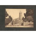 Postcard Devon Exmouth Holy Trinity Church Sepi...