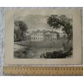 Vintage engraving Broadlands