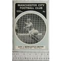 1973 programme Manchester City v. Newcastle United