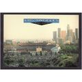 AMERICAN POST CARD - DODGER STADIUM AND DOWNTOW...
