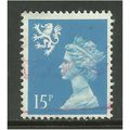 Scotland GB 1989 15p Bright Blue Machin SG S56....