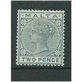 malta stamps sg23 hm 2d victoria