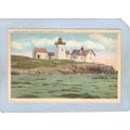 ME Rockport Lighthouse Postcard Indian Head Lig...