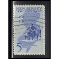 Used 1247 5c New Jersey Fine KA7512