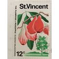 St Vincent 1972 Fruit Trees 12c Plumrose Used S...