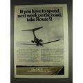 1978 McDonnell Douglas DC-9 Jet Ad - Take Route 9