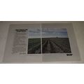 1986 2-page Ciba-Geigy Bicep Ad - First Choice for Clean Fields