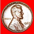 MEMORIAL (1959-1982): USA ★ 1 CENT 1965 LINCOLN...