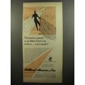 1952 Holland-America Line Cruise Ad - I felt proud as a peacock