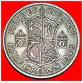 Ⰶ COAT OF ARMS ★ GREAT BRITAIN ★ HALF CROWN 194...