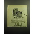 1957 Alfred Dunhill Advertisement - Goatskin Cart Cigarette Holder and Ashtray