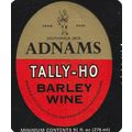 BEER BOTTLE LABEL - ADNAMS BREWERY - TALLY-HO B...