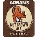 BEER BOTTLE LABEL - ADNAMS BREWERY - NUT BROWN ...