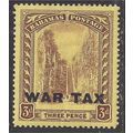 Bahamas 1918 KGV 3d Queens Staicase Ovpt War Ta...