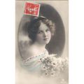 CARTE POSTALE - JEUNE FILLE - REF 19