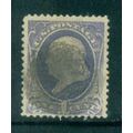 Used 206 1c Benjamin Franklin Just Clears M00767