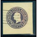 Used U437b 2c George Washington Fine Cut Square...