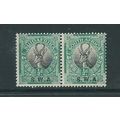 south west africa sg58 mnh sg 58 aged gum pair ...