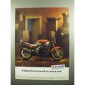 1990 Suzuki GS500E Motorcycle Ad - Move Out