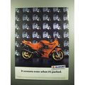 1990 Suzuki Katana 600 Motorcycle Ad - It Screams