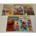 Lot of 5 Sesame Street Elmo DVD's Elmo Cookie M...