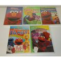 Lot of 5 Sesame Street Elmo DVDs Elmo Monster S...