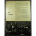 1956 The New York Times Ad - Men of Note