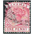 1884 -1890 Queen Victoria - New Design 1d carmi...