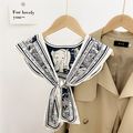 Retro Women's Shawl Scarf Collar Detachable Fak...
