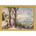 Hunters In The Snow - Jan Brueghel - Postally U...