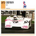 Collectors Club card. Classic Cars. Chevron B19...