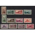 Saar 'DIENSTMARKE' Ovpt 11v 1927 MH SG#O128-O138