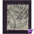 GIBRALTAR 1886 SG 8 1/2d Dull Green Fine used