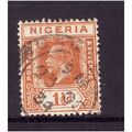 NIGERIA 1931 SG17 1 1/2d ORANGE FINE USED