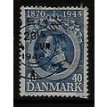 DENMARK 1945 75th BIRTHDAY KING CHRISTIAN X 40 ...