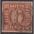 Mi 4 used 1850 Bavaria Cat € 10