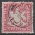 Mi: 31a used 1865 Wuerttemberg Cat € 5