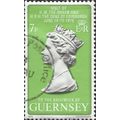 GUERNSEY, Visit of Queen Elizabeth II, green 19...