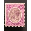 Jamaica KGV 1915 6d Dull Purple & Bright Mauve ...