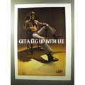 1970 Lee Flares Ad - Get a Leg Up With Lee