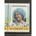 St Vincent 1985 Queen Elizabeth Mother $1.20 Un...