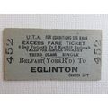 Ulster Transport Authority Belfast(York Rd)-Egl...