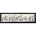 2266 24.1c Tandem Bicycle Very Fine MNH Dry Gum...