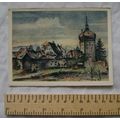 old postcard Bregenz Oberstadt, Martinsturm