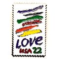 1984 LOVE Rainbow USA 22 Cent USPS Postage Stam...