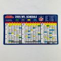 NFL - 2005 AFC/NFC Football Schedule Pocket Car...