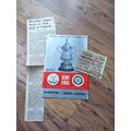 1968 FA Cup Semi Final Programme, Ticket & News...