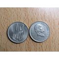 South Africa 1976 10 Cents Coin