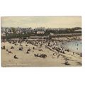 Gyllynvase Beach, Falmouth, Cornwall, Postcard.